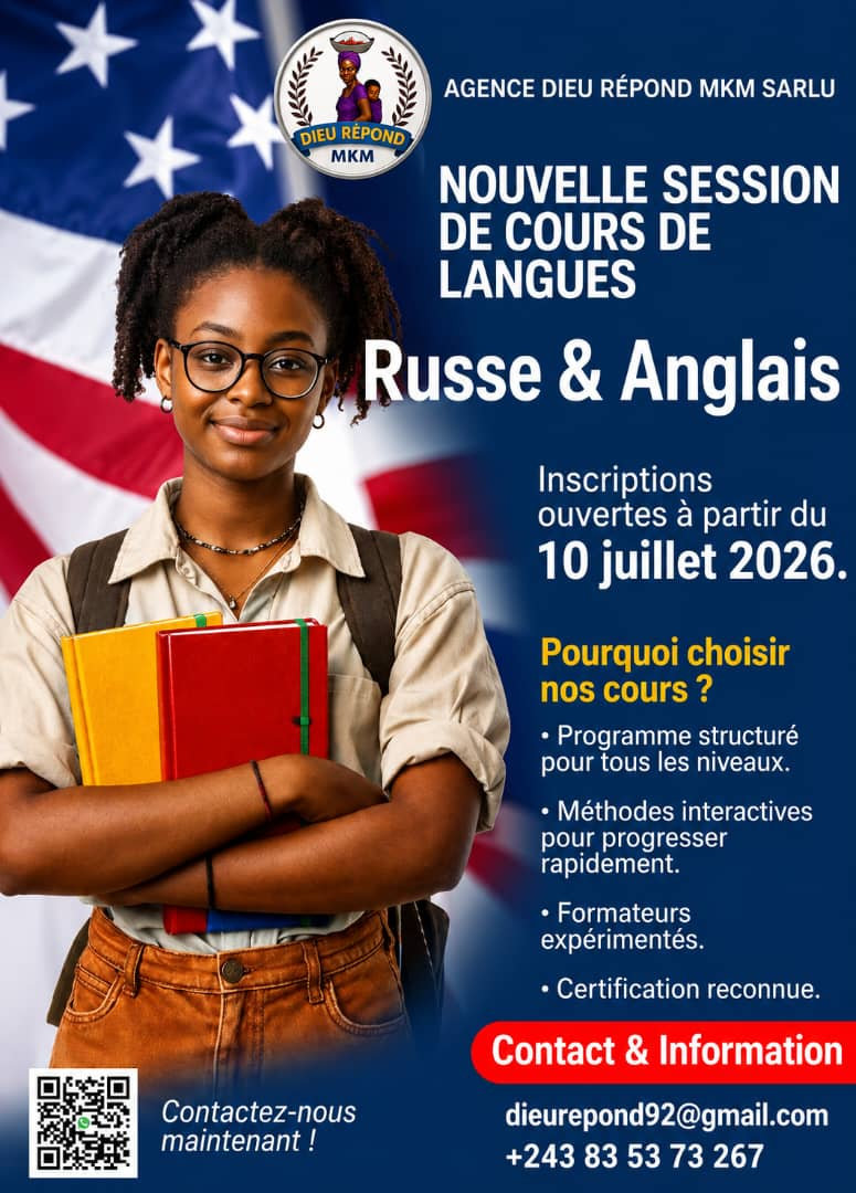 Session Cours de Langues Russe et Anglais
