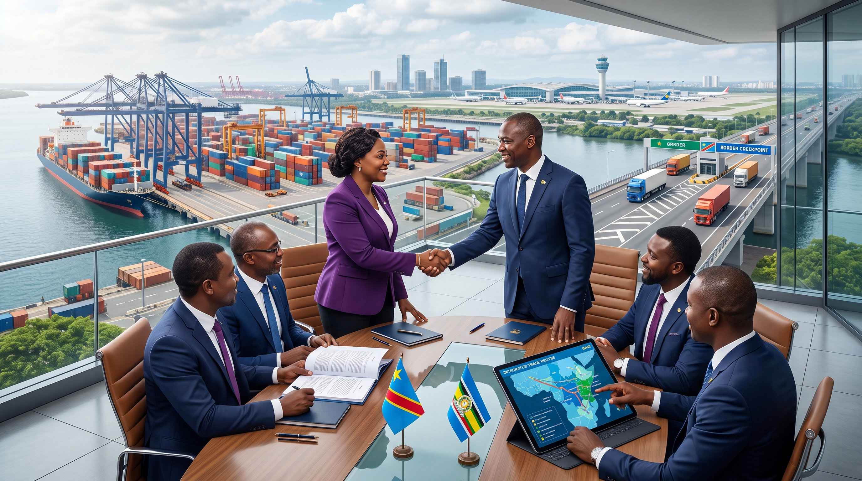 Commerce portuaire et logistique internationale